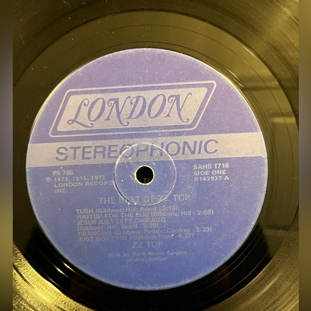 Best of ZZ TOP Vinyl Record 1976 - Picture 6 of 6